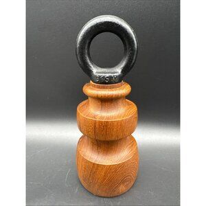 Vintage Nissen Pepper Mill Teak Iron Ring Mid Century Modern Denmark Danish